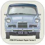 Sunbeam Rapier Series II 1958-59 Coaster 1